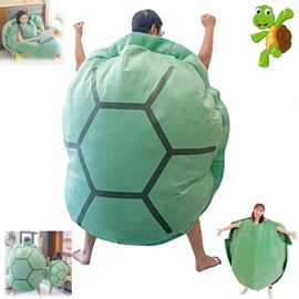 Wearable Turtle Shell Pillows,51in Tortoise Plush Pillow,Giant Wearable Turtle Shell Pillow ,Removable Oversized Doll Throw Animal Costume Wearable Plush Toys Best Gifts for Kids and Adult (47.2in)