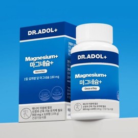 Dr. Adol Magnesium Rice Fermentation 120 Tablets 2 Months / 닥터아돌 마그네슘 쌀발효 120정 2개월