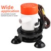 NovelBee Portable 12v Livewell Aeration Pump System Kit,350GPH Pump Aerator