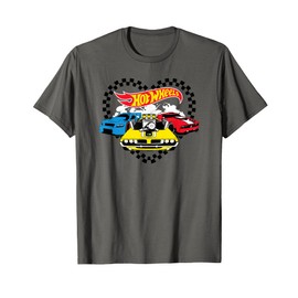 Hot Wheels - Race Flag Heart T-Shirt