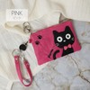 Cross Marberry ST04 Black Cat Cute Pass Case with Reel
