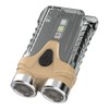 Compact Size Dual-Light Flashlight USB Rechargeable High Brightness Keychain Light