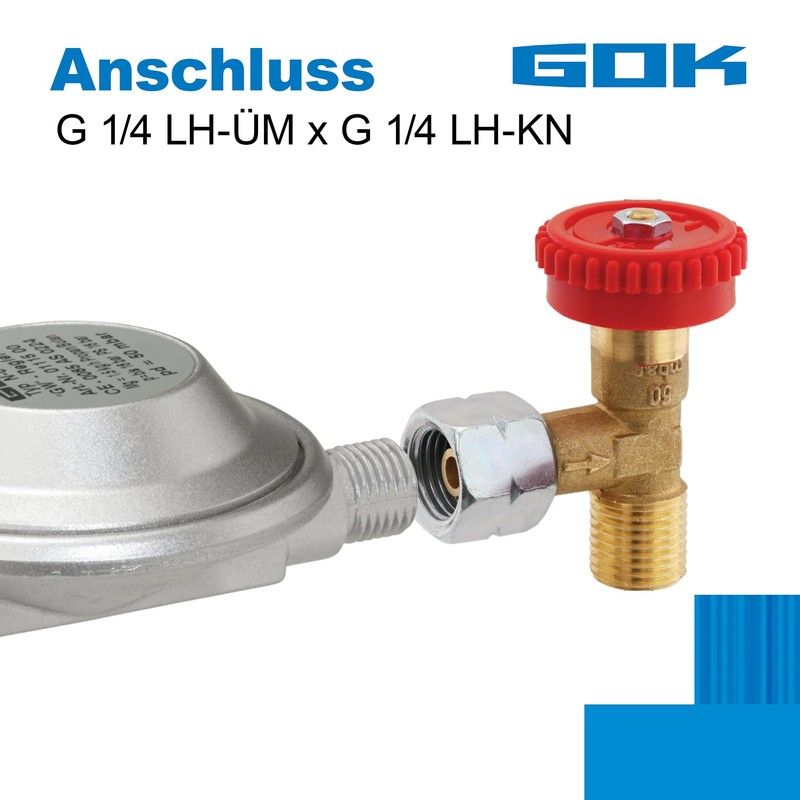 GOK 90° PS 4 Bar Loose Control Valve