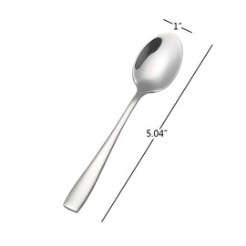 Asking 12-Piece Stainless Steel Coffee Spoons, Small Spoon
