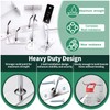 Yauhar 40 Pcs 2"/5CM Stainless Steel Wall Mounted Hooks with