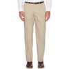 Savane Men's Ultimate Performance Pleated Chino Pants with Expandable Waist,