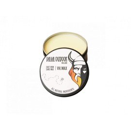 Valhal Outdoor Cast Iron Care Wax for Care and Burning of Cast Iron