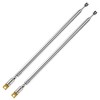 VooGenzek 2 PCS 100cm 7 Section Replacement Telescopic Aerial Antenna,