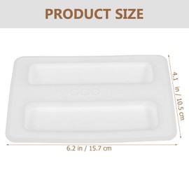 Luxshiny Kitchen Essential Breakfast Maker Lid Cooker Lid Bread Maker Lid Kitchen Gadget and Accessories Home Supply Electric Cooker Protector Lid White Cover Toaster