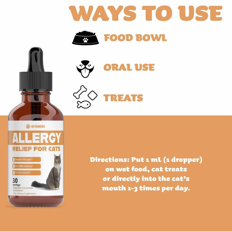 Allergy Relief for Cats | Helps to Naturally Support Allergy