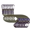 CanKing Carabiner Bungee Cords with Hooks Camo Green 20 inch