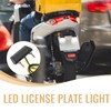 LEIBOCHAO Motorcycle LED Number Plate Light, 3 SMD LED Chip