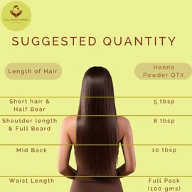 Hollywood Henna Hair Color (Light Brown) Organic Color Hair Beard Dye (Pack of 1-0.227g) Henna Based Hair Colors with Pure Herbs Free Chemicals Long Lasting Natural Hair Dye for Men & Women Gift