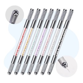 Pluma Inductor Manual Microblading Doble Punta Cejas 2pzs 2 Piezas
