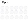 Clear Door Knob Wall Protectors – 40×8mm Bumper Pads for