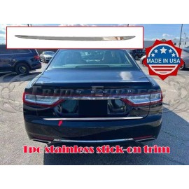 Trims Express fit:2017-2021 Lincoln Continental Rear Trunk Lid Bumper Door Trim Cover Accent