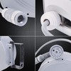 Retractable Garden Water Hose Reel Storage Gun Rewind Wall Mount