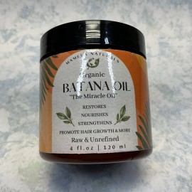 Mamela Naturals Raw Batana Oil For Hair Growth 4oz Exp 12/26 - New Sealed