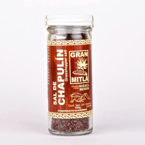 Gran Mitla Sal de chapulin 100 gramo Jar