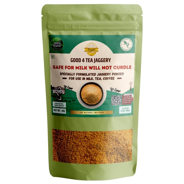 Danodia Foods 2.2 lbs Organic Jaggery Powder Specially Formulated |