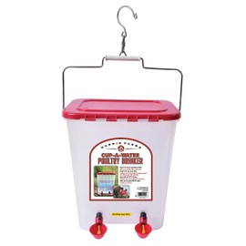 Harris Farms 1000310 Cup-A-Water, 4 Gallon Poultry Drinker