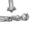 Akylin 5pcs Point Cutting Roundover Router Bit Set,1/2" Shank,Cutting Dia.