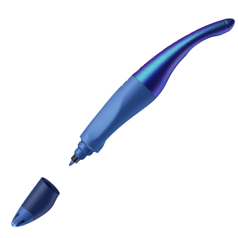 Ergonomic Rollerball - STABILO EASYoriginal Holograph - Right-Handed - Blue