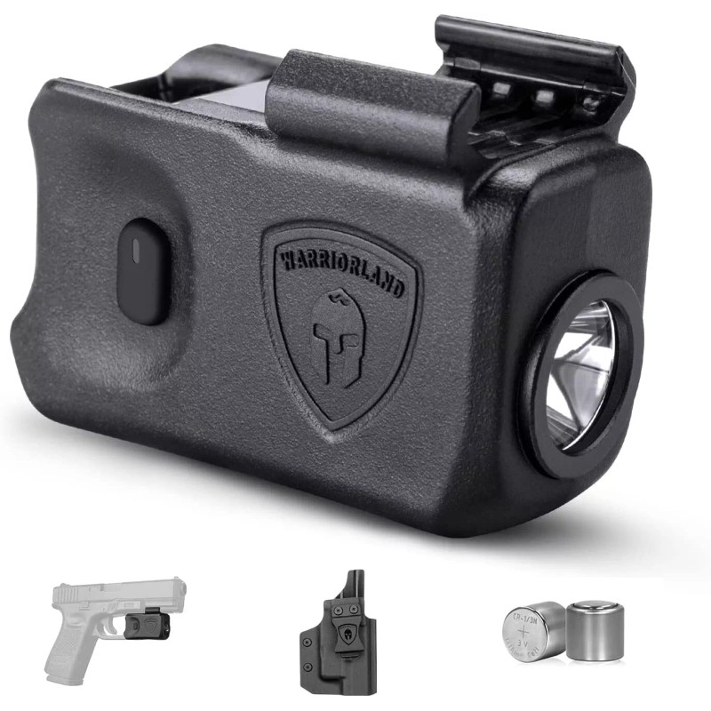 WARRIORLAND Tactical Flashlight with Holster For Glock 17/G19/G21/G22 Gen 3
