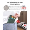 Teskyer Slim Wallet for Men, Minimalist Front Pocket RFID Blocking