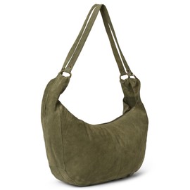 Free People Roma Suede Tote, Olive Moss