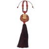 Buddha Car Pendant Peach Wood Exquisite Carving Mind Purification Wealth