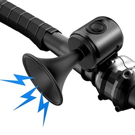 OOPSCOOL Electric Bike Horn,120dB 1 Sound Mode Bicycle Bells,IPX4 Waterproof Loud Bike Bell with 300mAh Button Battery Operated,Horn for Mountain/Road Bike/Scooters
