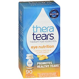 TheraTears Eye Nutrition - 90 Easy to Swallow Capsules, Pack of 2