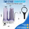 Ronaqua Dual Countertop Water Filtration Unit: and Yearly Supply of