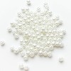 MYmama 100 Plastic Pearl Beads 3mm White Pearl Beads with