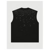 Verdusa Men's Glitter Rhinestone Tank Top Sleeveless Crew Neck Party