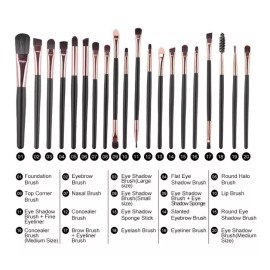 Enterprise 20 Brochas De Maquillaje Profesional