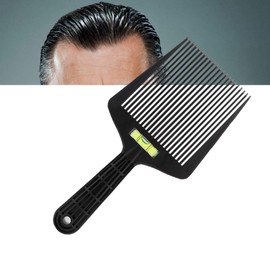 Guide Comb with Flat Top, Professional Hairdressing Combs with Accurate Water Leveling, Height-Adjustable Comb, Hair Cutting Comb for Oiled Hair, Straight Hair and Other Hairstyles