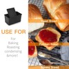 CHEFMADE Pullman Loaf Pan with Lid 2 Pcs, 1Lb Dough