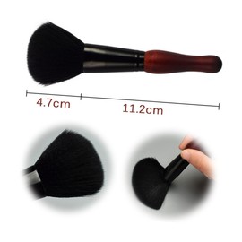 TOVINANNA 1pc Wooden Handle Blusher Brush Nylon Fiber Makeup Brush for Face Cosmetics for Women Girls