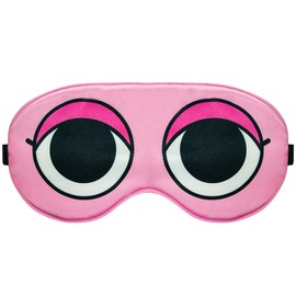 Cartoon Sleep Mask Pink Blindfold Eye Mask Adjustable Travel Mask Eyeshade for Sleep Over Slumber Pajama Party Supplies Birthday Gifts for Boys Girls Men Women