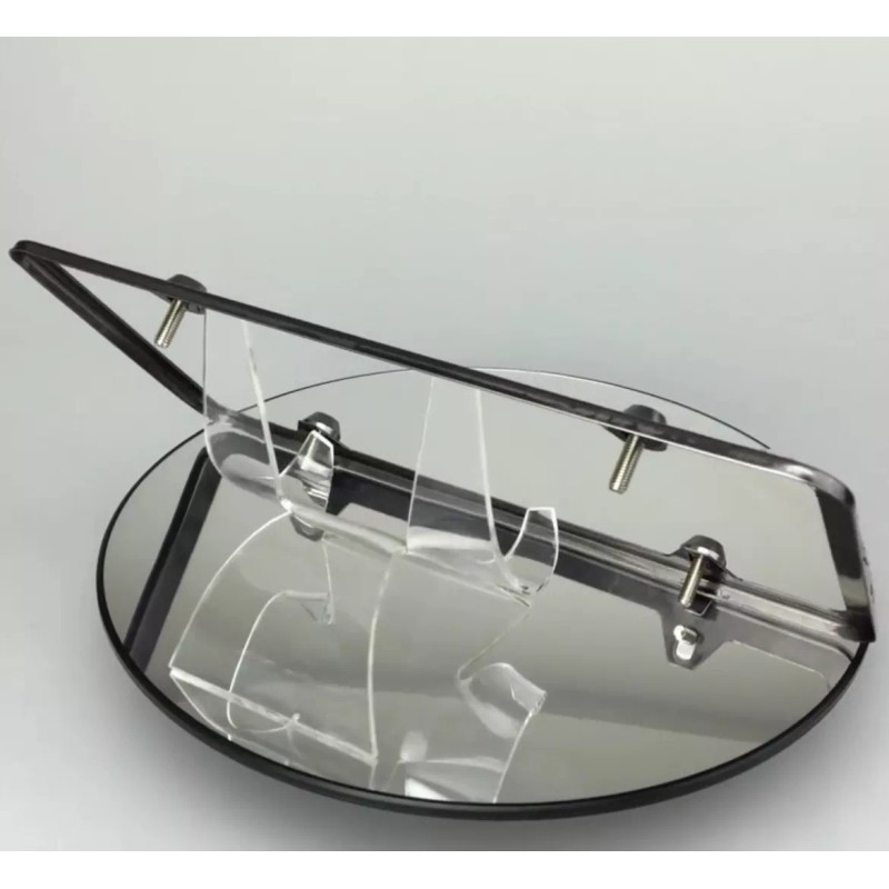 MotorVehicleParts New Slim 4 Holes Black Chrome License Plate Frame
