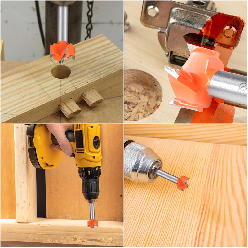 Forstner Drill Bit 65 mm with Guide, Wood Drill, Milling