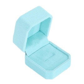 Reccisokz 1 Item Ring Box, Ring Box, Engagement Ring Box, Velvet Rings Earrings, Case Pendant Boxes, Ring Box for Wedding, Engagement, Valentine's Day (Blue)