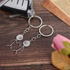 Ouligay 2 Pcs Stainless Steel Funny Keychain,Stickman Love Matching Keychains