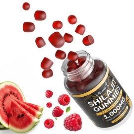 Shilajit Gummies for Men & Women Shilajit Himalayan Pure Gummies with Fulvic Acid, Non-GMO, Alternative to Honey Sticks Resin,Drops & Capsules Vegan Supplement 60 Count,Shilajit for Men