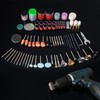 HOMEIDOL 172PCS 1/8-inch Shank Power Rotary Tool Accessories Kit- Includes