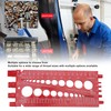 Nut Bolt Thread Gauge, Nut and Bolt Thread Checker, ABS