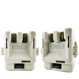 61005518 (2/Pack) Refrigerator Compressor Relay and Overload for Whirlpool&maytag&Kenmore AP4009659 12002782 ER61005518