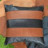 KUIRMODA Lambskin Leather Pillow Cover - Decorative Sofa Cushion Case